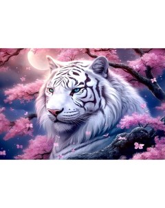 Алмазная мозаика Бенгальский тигр 30х40 см Рыжий кот