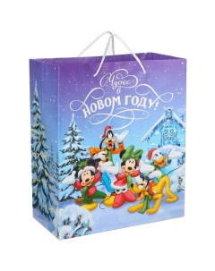 Пакет ламинированный 23 x 27 x 11 5 см Чудес в Новом году Микки и его друзья Disney