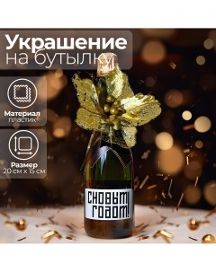 Новогоднее украшение на бутылку Страна карнавалия