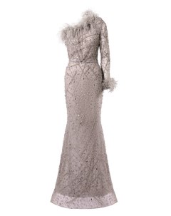 Платье с отделкой бисером Speranza couture