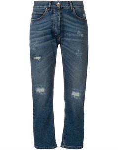 Eleventy прямые джинсы с эффектом потертости 28 синий Eleventy