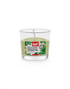 Свеча в стакане Зелёный чай Hoff