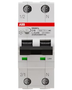 Автоматический выключатель дифф тока АВДТ 2CSR245080R1104 DS201 L C10 AC30 Abb