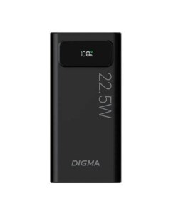 Внешний аккумулятор Power Bank DGPF20A 20000mAh DGPF20A22PBK Digma
