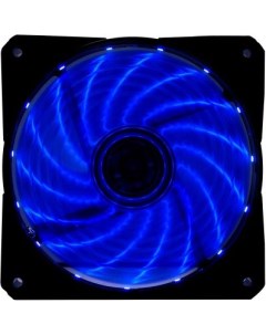 Вентилятор DFAN LED BLUE 120x120x25mm 3 pin 4 pin Molex 23dB 115gr LED Ret Digma