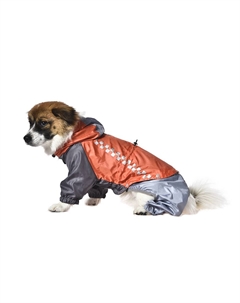 Комбинезон-дождевик для собак Ray трансформер S (длина спины 30см, обхват груди 30-34см) рыжий Foxie