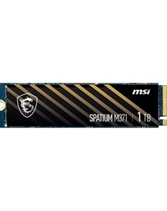 SSD накопитель Spatium M371 500ГБ M 2 2280 PCIe 3 0 x4 NVMe M 2 rtl Msi