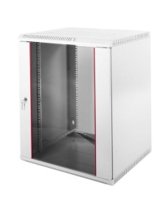 Шкаф коммутационный ШРН Э 15 650 настенный стеклянная передняя дверь 15U 600x746x650 мм Цмо