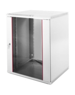 Шкаф коммутационный ШРН Э 12 650 настенный стеклянная передняя дверь 12U 600x608x650 мм Цмо