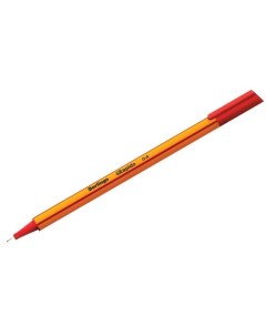 Ручка капиллярная Rapido 0 4мм трехгранная красная Berlingo