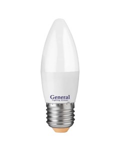 Лампа светодиодная E27 10 Вт 230 В свеча 6500 К свет холодный белый GLDEN CF General lighting systems