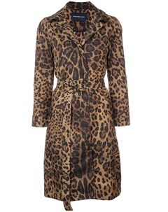 Samantha sung пальто с леопардовым принтом 8 коричневый Samantha sung