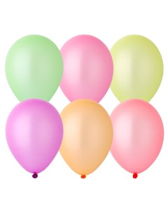Воздушные шарики Неон ассорти 25 см 100 шт 1101 0002 Веселая затея