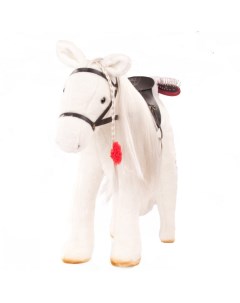 Мягкая игрушка Лошадь белая с расческой Gotz