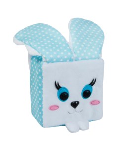 Подвесная игрушка Кубик с погремушкой Bunny Голубой Uviton