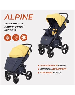 Коляска детская ALPINE RA450 Yellow Rant basic