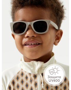 Очки детские солнцезащитные UV 400 вайфареры детские гибкие дужки коричневый Happy baby