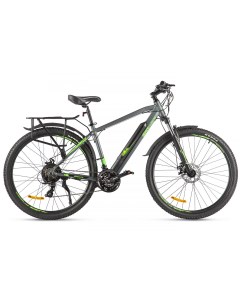 Электровелосипед Ultra MAX PRO 2024 колеса 29 до 70км пробег серо зеленый Eltreco