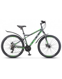 Велосипед Navigator 710 MD 27 5 V020 LU093864 18 Антрацитовый зелёный чёрный Stels