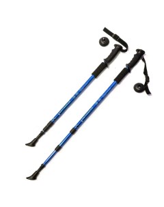 Палки для скандинавской ходьбы синие 135 см Sportex