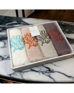Набор полотенца Maison Dor серии Coral 4 шт 40 60 ассорти Maison d'or