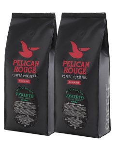 Кофе в зернах CONCERTO набор из 2 шт по 1 кг Pelican rouge