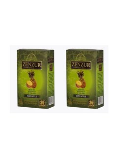 Чай зелёный с ананасом 100 г х 2 шт Zenzur
