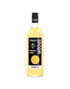Сироп Лимонный пирог 1 бутылка 1 литр Spoom