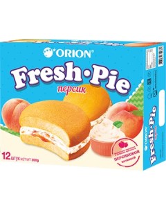 Пирожные Fresh Pie Персик 25 г х 12 шт Orion