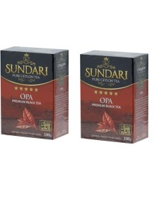 Чай чёрный OPA 100 г х 2 шт Sundari