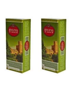 Чай в пакетиках зеленый Английский С жасмином 25 пакетиков х 2 шт Hyleys