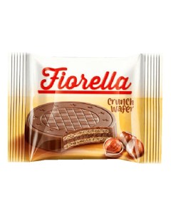 Вафли Crunch Wafer в молочном шоколаде с лесными орехами 20 г Fiorella