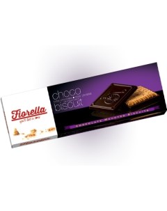 Печенье Fiorella покрытые темным шоколадом 102 гр Упаковка 6 шт Nobrand