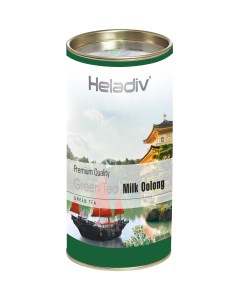 Чай зеленый листовой milk ooling молочный улун в тубе 100 г Heladiv