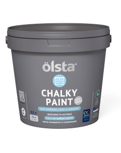 Краска для мебели и дверей Chalky Paint OCPC 09 База C 0 9 л только колеровка Olsta
