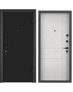 Дверь входная Torex для квартиры стальная Flat M 950х2050 правый серый Torex стальные двери