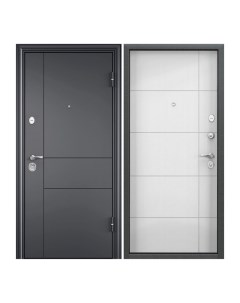 Дверь входная Torex для квартиры металлическая Flat M 1000х2050 правый серый бежевый Torex стальные двери