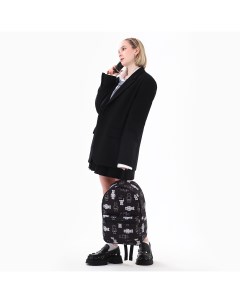 Рюкзак текстильный teddy 42х14х28 см цвет черный Nazamok