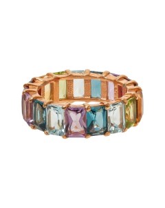Кольцо радуга из камней Secrets jewelry