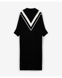 Платье оверсайз вязаное черное Glvr