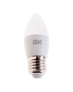 Лампа светодиодная LLE C35 5 230 30 E27 ECO C35 5Вт свеча 3000К тепл бел E27 450лм 230 240В Iek