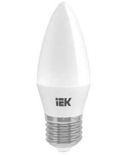 Лампа светодиодная LLE C35 9 230 40 E27 Eco 9Вт C35 свеча 4000К нейтр бел E27 230В Iek
