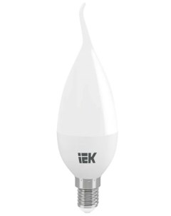 Лампа светодиодная LLE CB35 5 230 40 E14 Eco 5Вт CB35 свеча на ветру 4000К нейтр бел E14 450лм 230 2 Iek