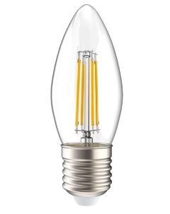 Лампа светодиодная LLF C35 7 230 40 E27 CL филаментная 360 7Вт C35 свеча прозрачная 4000К нейтр бел  Iek