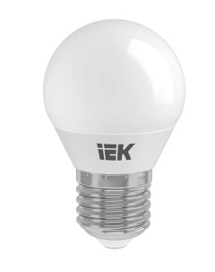 Лампа светодиодная LLE G45 7 230 65 E27 ECO G45 7Вт шар 6500К E27 230В Iek