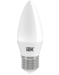 Лампа светодиодная LLE C35 5 230 40 E27 Eco 5Вт C35 свеча 4000К нейтр бел E27 450лм 230 240В Iek