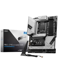 Материнская плата ATX PRO Z790 A MAX WIFI LGA1700 Z790 4 DDR5 7800 6 SATA 6G RAID 4 M 2 4 PCIE 2 5Gl Msi