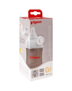 Бутылочка для кормления с силиконовой соской с 0 мес SofTouch Peristaltic Plus Pigeon Пиджен 160мл Thai pigeon co., ltd.