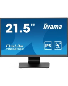 Монитор 21 5 ProLite T2252MSC B2 черный IPS LED 5ms 16 9 HDMI M M глянцевая 250cd 178гр 178гр 1920x1 Iiyama