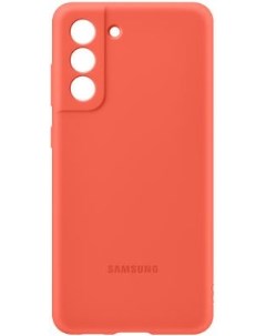 Чехол клип кейс для Galaxy S21 FE Silicone Cover розовый EF PG990TPEGRU Samsung